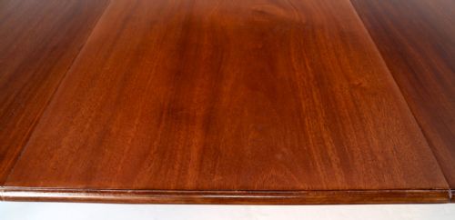 ANTIQUE MAHOGANY EXTENDING DINING TABLE WITH FOUR LEAVES LEAF HOLDER BY JAMES GARVIE SONS ABERDEEN - ADDITIONAL PHOTO 18