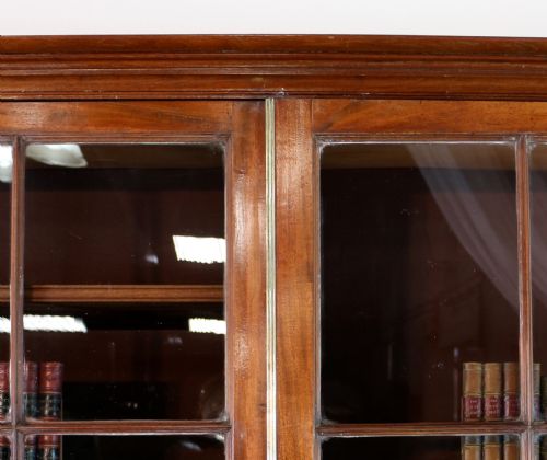 REGENCY MAHOGANY BOOKCASE CABINET - ADDITIONAL PHOTO 1