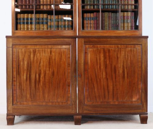 REGENCY MAHOGANY BOOKCASE CABINET - ADDITIONAL PHOTO 7