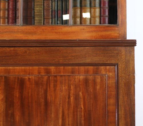 REGENCY MAHOGANY BOOKCASE CABINET - ADDITIONAL PHOTO 11