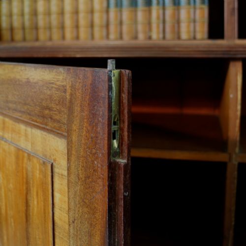 REGENCY MAHOGANY BOOKCASE CABINET - ADDITIONAL PHOTO 20