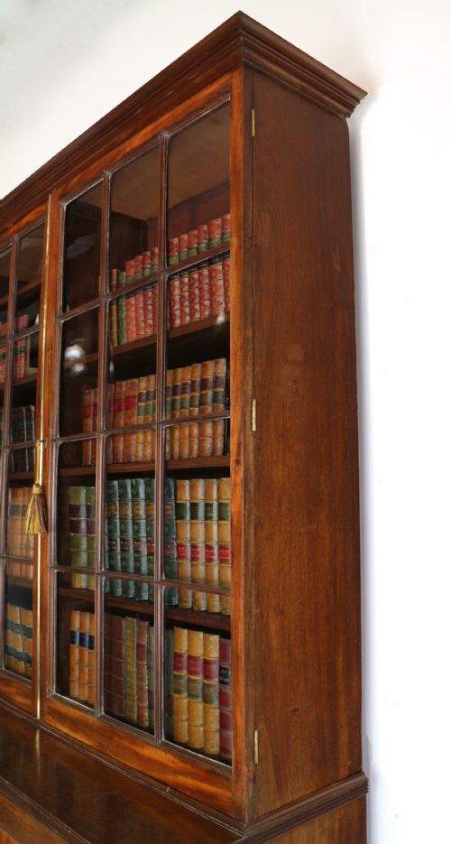 REGENCY MAHOGANY BOOKCASE CABINET - ADDITIONAL PHOTO 22