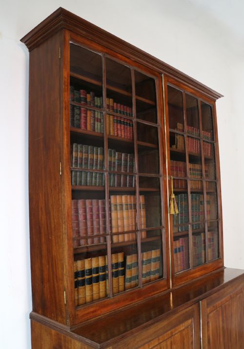 REGENCY MAHOGANY BOOKCASE CABINET - ADDITIONAL PHOTO 23
