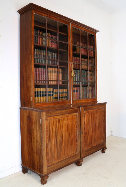 REGENCY MAHOGANY BOOKCASE CABINET - ADDITIONAL PHOTO 24