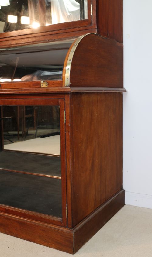 VICTORIAN MAHOGANY SHOP OR JEWELLERY DISPLAY CABINET - ADDITIONAL PHOTO 16
