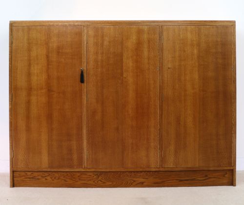 OAK AND MAHOGANY MUSEUM COLLECTORS CABINET C1930 - ADDITIONAL PHOTO 1