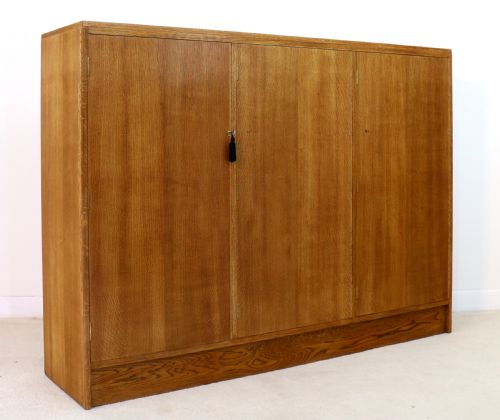 OAK AND MAHOGANY MUSEUM COLLECTORS CABINET C1930 - ADDITIONAL PHOTO 4