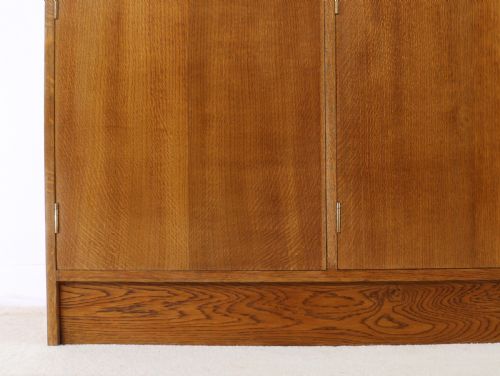 OAK AND MAHOGANY MUSEUM COLLECTORS CABINET C1930 - ADDITIONAL PHOTO 6