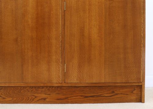 OAK AND MAHOGANY MUSEUM COLLECTORS CABINET C1930 - ADDITIONAL PHOTO 9