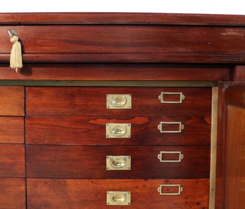 VICTORIAN MAHOGANY MUSEUM SPECIMEN OR COLLECTORS CABINET - ADDITIONAL PHOTO 18