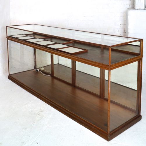 victorian mahogany jewellery display shop cabinet - CATEGORY: ANTIQUE CABINETS - DATED VICTORIAN