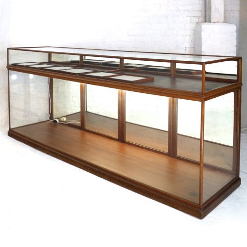 VICTORIAN MAHOGANY JEWELLERY DISPLAY SHOP CABINET - ADDITIONAL PHOTO 4