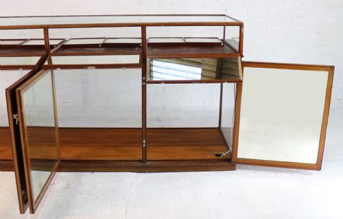 VICTORIAN MAHOGANY JEWELLERY DISPLAY SHOP CABINET - ADDITIONAL PHOTO 14