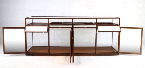 VICTORIAN MAHOGANY JEWELLERY DISPLAY SHOP CABINET - ADDITIONAL PHOTO 18
