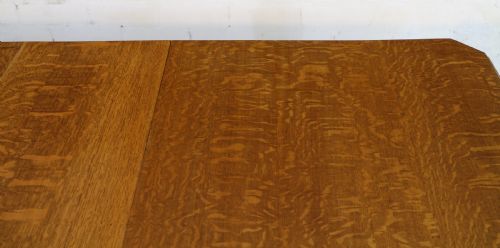 VICTORIAN OAK DINING TABLE 2 LEAVES 6FT 10SEATS 8 - ADDITIONAL PHOTO 26