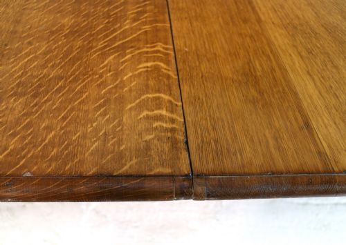 VICTORIAN OAK ROUND EXTENDING DINING TABLE 4 LEAVES 12 12FTSEATS 1214 BY GILLOWS - ADDITIONAL PHOTO 23