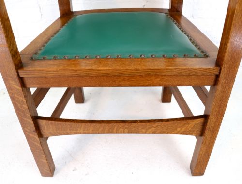 SET OF EIGHT AMERICAN ARTS CRAFTS MISSION OAK DINING CHAIRS BY STICKLEY BROTHERS 8 - ADDITIONAL PHOTO 21