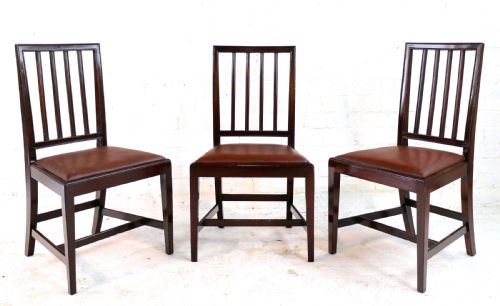 SET OF EIGHTEEN 19TH CENTURY MAHOGANY SQUARE BACK DINING CHAIRS - ADDITIONAL PHOTO 3