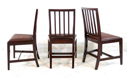 SET OF EIGHTEEN 19TH CENTURY MAHOGANY SQUARE BACK DINING CHAIRS - ADDITIONAL PHOTO 4