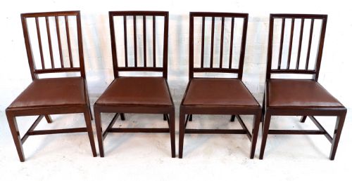 SET OF EIGHTEEN 19TH CENTURY MAHOGANY SQUARE BACK DINING CHAIRS - ADDITIONAL PHOTO 10
