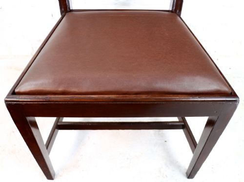 SET OF EIGHTEEN 19TH CENTURY MAHOGANY SQUARE BACK DINING CHAIRS - ADDITIONAL PHOTO 13