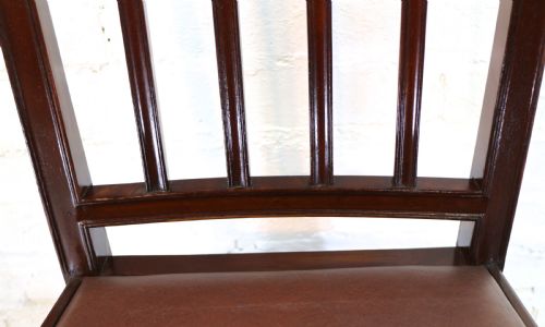 SET OF EIGHTEEN 19TH CENTURY MAHOGANY SQUARE BACK DINING CHAIRS - ADDITIONAL PHOTO 19