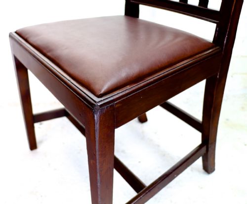 SET OF EIGHTEEN 19TH CENTURY MAHOGANY SQUARE BACK DINING CHAIRS - ADDITIONAL PHOTO 21