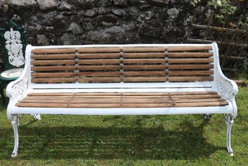 PAIR OF VICTORIAN CAST IRON GARDEN SEATSBENCHES - ADDITIONAL PHOTO 12
