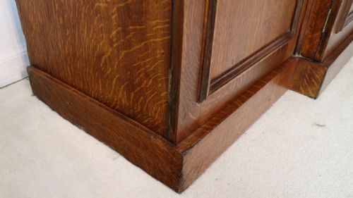 WILLIAM IV OAK BREAKFRONT BOOKCASE - ADDITIONAL PHOTO 27