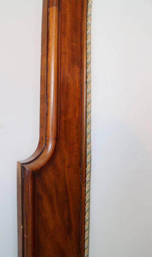 VICTORIAN HIGH BACK MAHOGANY UPHOLSTERED DOUBLE BED - ADDITIONAL PHOTO 5
