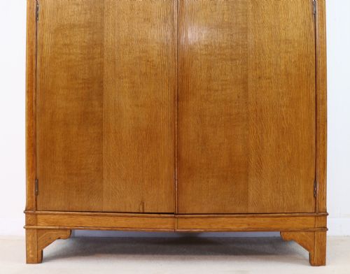 ART DECO OAK MARQUETRY BEDROOM SUITE ATTRIBUTED TO GAYLAYDE B COHEN SONS - ADDITIONAL PHOTO 5