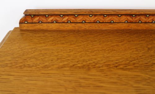 ART DECO OAK MARQUETRY BEDROOM SUITE ATTRIBUTED TO GAYLAYDE B COHEN SONS - ADDITIONAL PHOTO 28