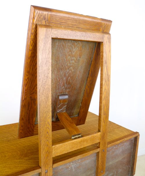 ARTS CRAFTS COTSWOLD SCHOOL OAK CHEST DRESSING TABLE ATTRIBUTED TO BATH CABINET MAKERS - ADDITIONAL PHOTO 19