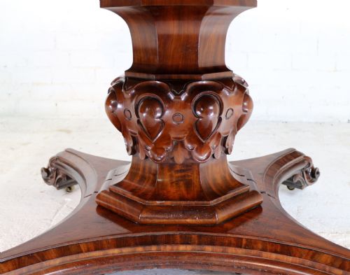 WILLIAM IV MAHOGANY EXTENDING PEDESTAL DINING TABLE 4 LEAVES SEATS 1416 - ADDITIONAL PHOTO 21