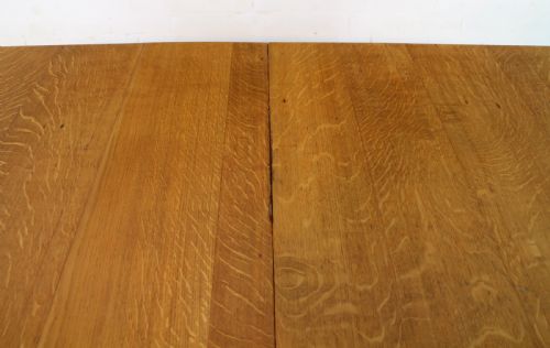 VICTORIAN OAK EXTENDING DINING TABLE 4 LEAVES 12FTSEATS 14 - ADDITIONAL PHOTO 27