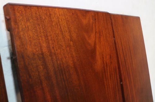 EDWARDS ROBERTS MILITARY CAMPAIGN EXTENDING MAHOGANY DINING TABLE - ADDITIONAL PHOTO 23