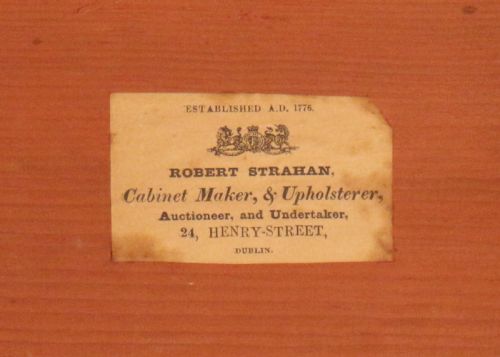 19TH CENTURY IRISH MAHOGANY BREAKFRONT WARDROBE BY ROBERT STRAHAN OF DUBLIN - ADDITIONAL PHOTO 20