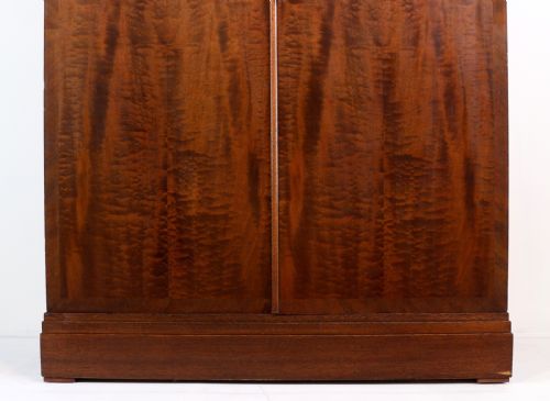 ART DECO MAHOGANY GENTLEMANS COMPACTUM WARDROBE BY COMPACTOM LTD OF LONDON - ADDITIONAL PHOTO 8