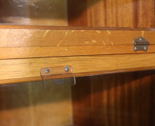 ART DECO MAHOGANY GENTLEMANS COMPACTUM WARDROBE BY COMPACTOM LTD OF LONDON - ADDITIONAL PHOTO 20