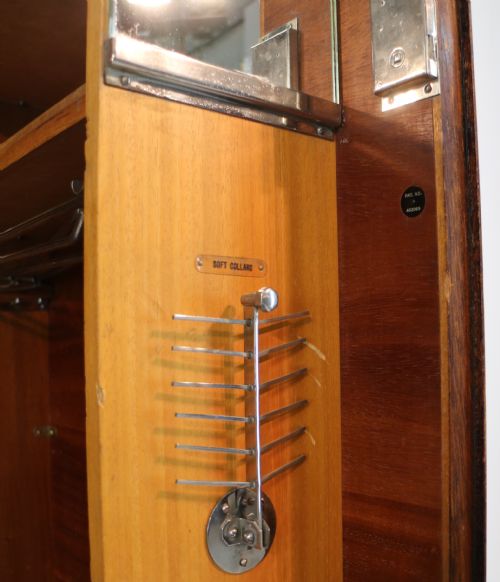 ART DECO MAHOGANY GENTLEMANS COMPACTUM WARDROBE BY COMPACTOM LTD OF LONDON - ADDITIONAL PHOTO 22