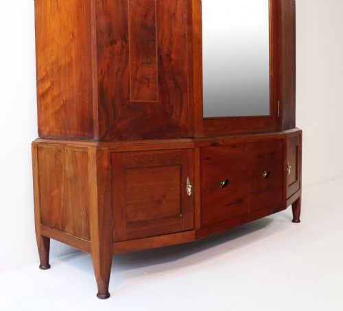 ARTS CRAFTS GLASGOW SCHOOL INLAID WALNUT WARDROBE ATTRIBUTED TO WYLIE LOCHHEAD - ADDITIONAL PHOTO 21