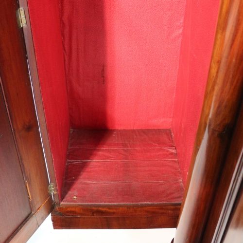 REGENCY MAHOGANY FOUR DOOR BREAKFRONT WARDROBE - ADDITIONAL PHOTO 20