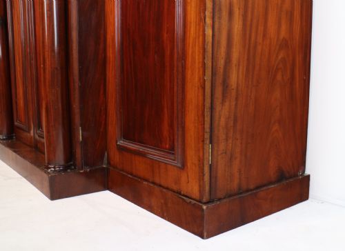 REGENCY MAHOGANY FOUR DOOR BREAKFRONT WARDROBE - ADDITIONAL PHOTO 28