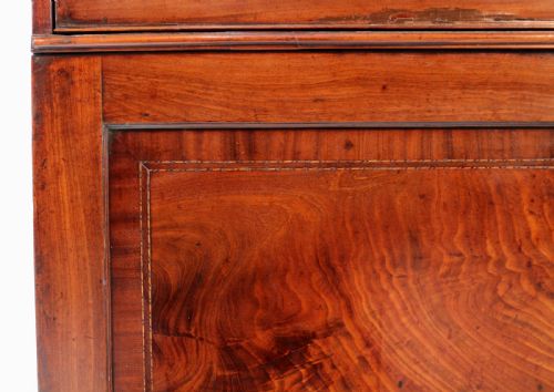 GEORGE III MAHOGANY SECRETAIRE LOW PRESS CUPBOARD ATTRIBUTED TO GILLOWS - ADDITIONAL PHOTO 14