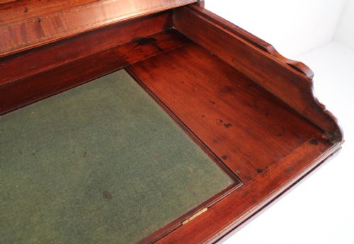 GEORGE III MAHOGANY SECRETAIRE LOW PRESS CUPBOARD ATTRIBUTED TO GILLOWS - ADDITIONAL PHOTO 17