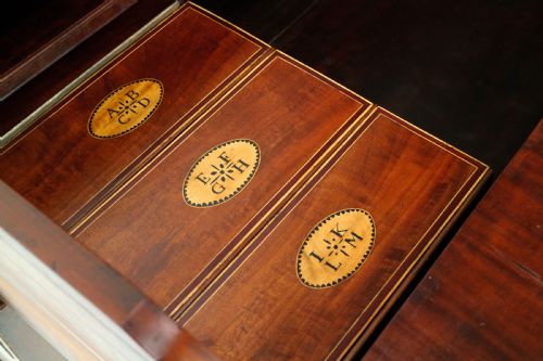 GEORGE III MAHOGANY SECRETAIRE LOW PRESS CUPBOARD ATTRIBUTED TO GILLOWS - ADDITIONAL PHOTO 21