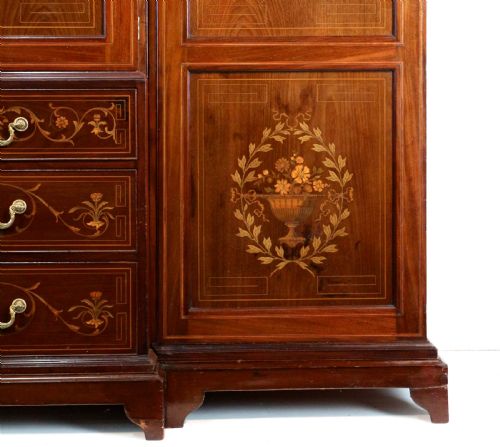 EDWARDS ROBERTS VICTORIAN MARQUETRY FITTED WARDROBE - ADDITIONAL PHOTO 8
