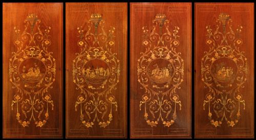 EDWARDS ROBERTS VICTORIAN MARQUETRY FITTED WARDROBE - ADDITIONAL PHOTO 10