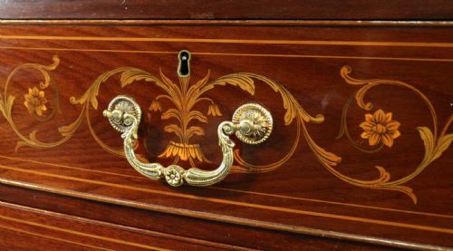 EDWARDS ROBERTS VICTORIAN MARQUETRY FITTED WARDROBE - ADDITIONAL PHOTO 15