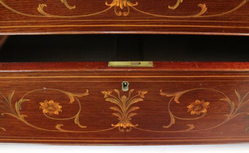 EDWARDS ROBERTS VICTORIAN MARQUETRY FITTED WARDROBE - ADDITIONAL PHOTO 19